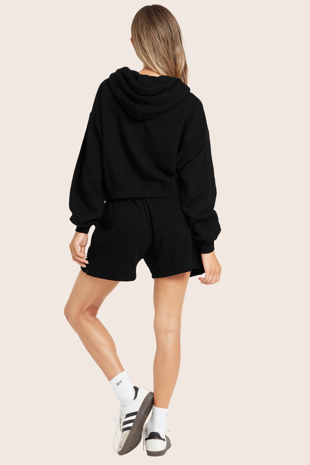 Klassische Vintage-Sweatshorts – Onyx