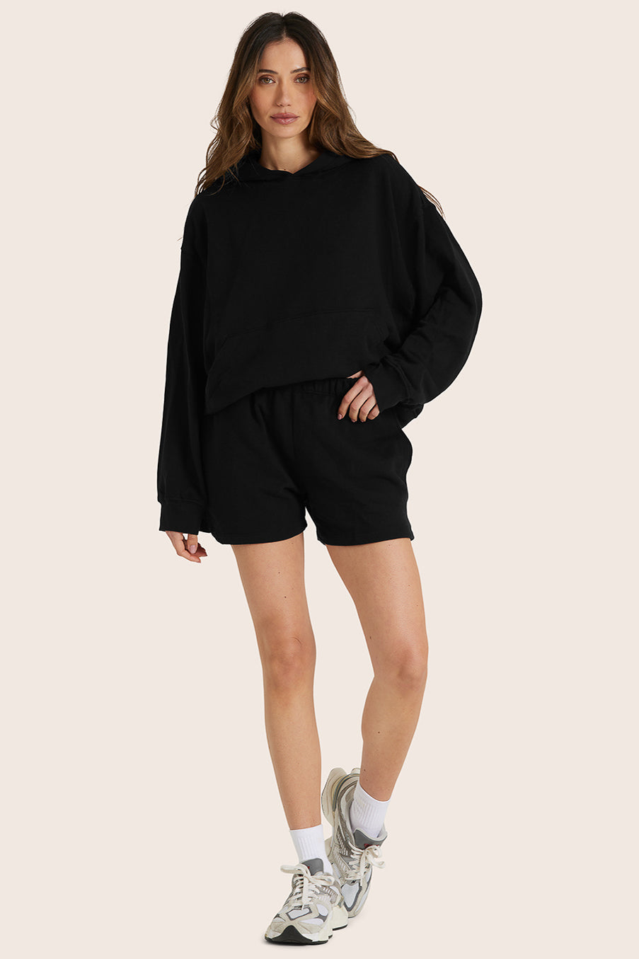 Klassische Vintage-Sweatshorts – Onyx