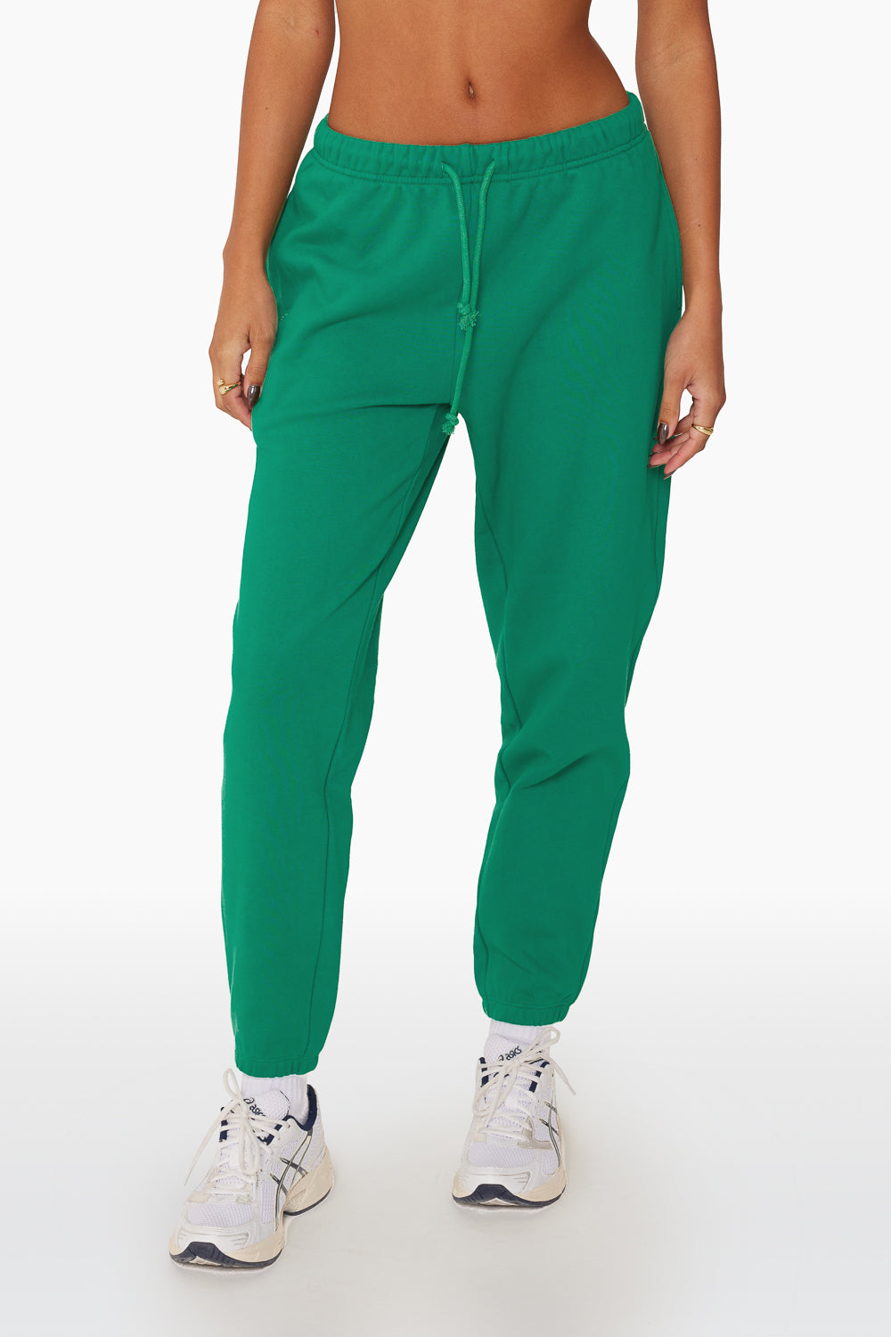 Schwere Jogginghose mit Kordelzug – Palm