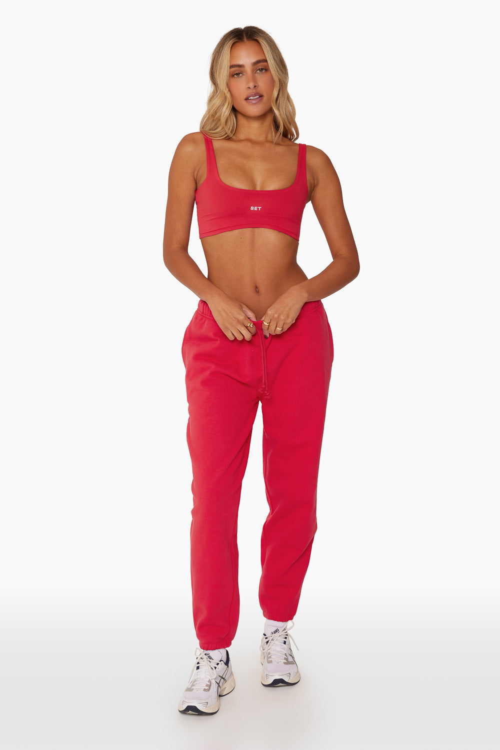 Schwere Jogginghose mit Kordelzug – Spicy