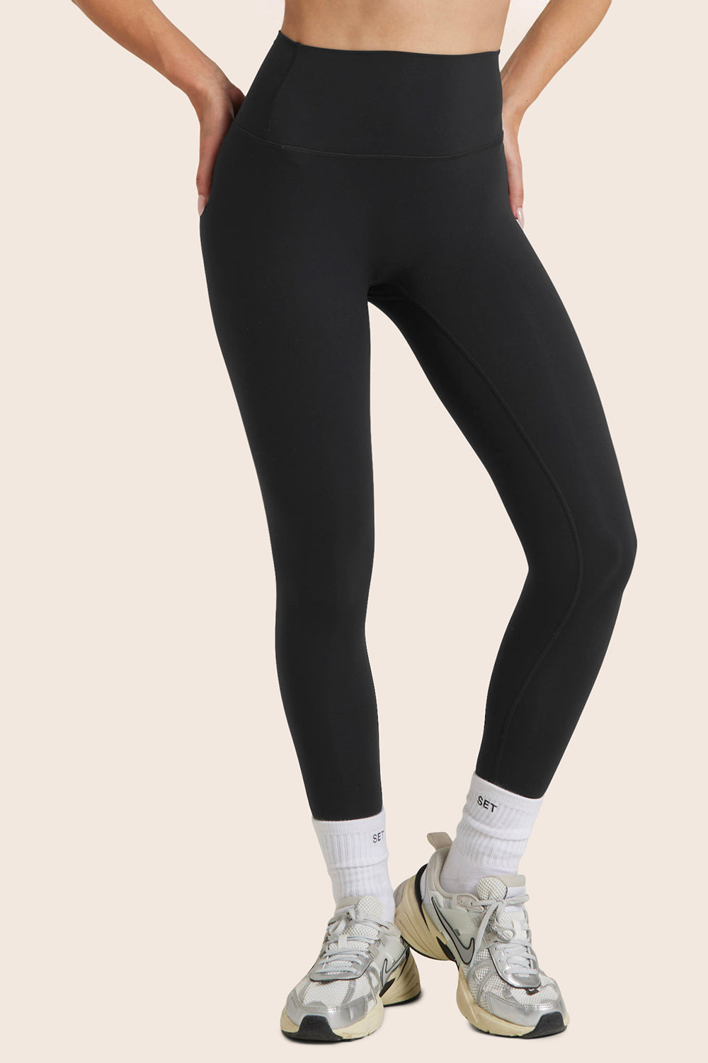 Breathe High-Rise-Leggings – Onyx