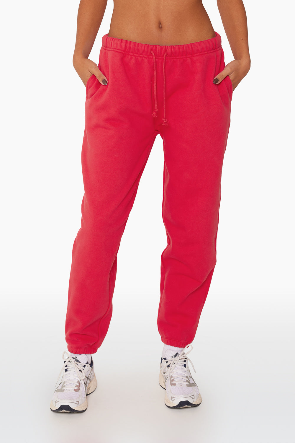 Schwere Jogginghose mit Kordelzug – Spicy