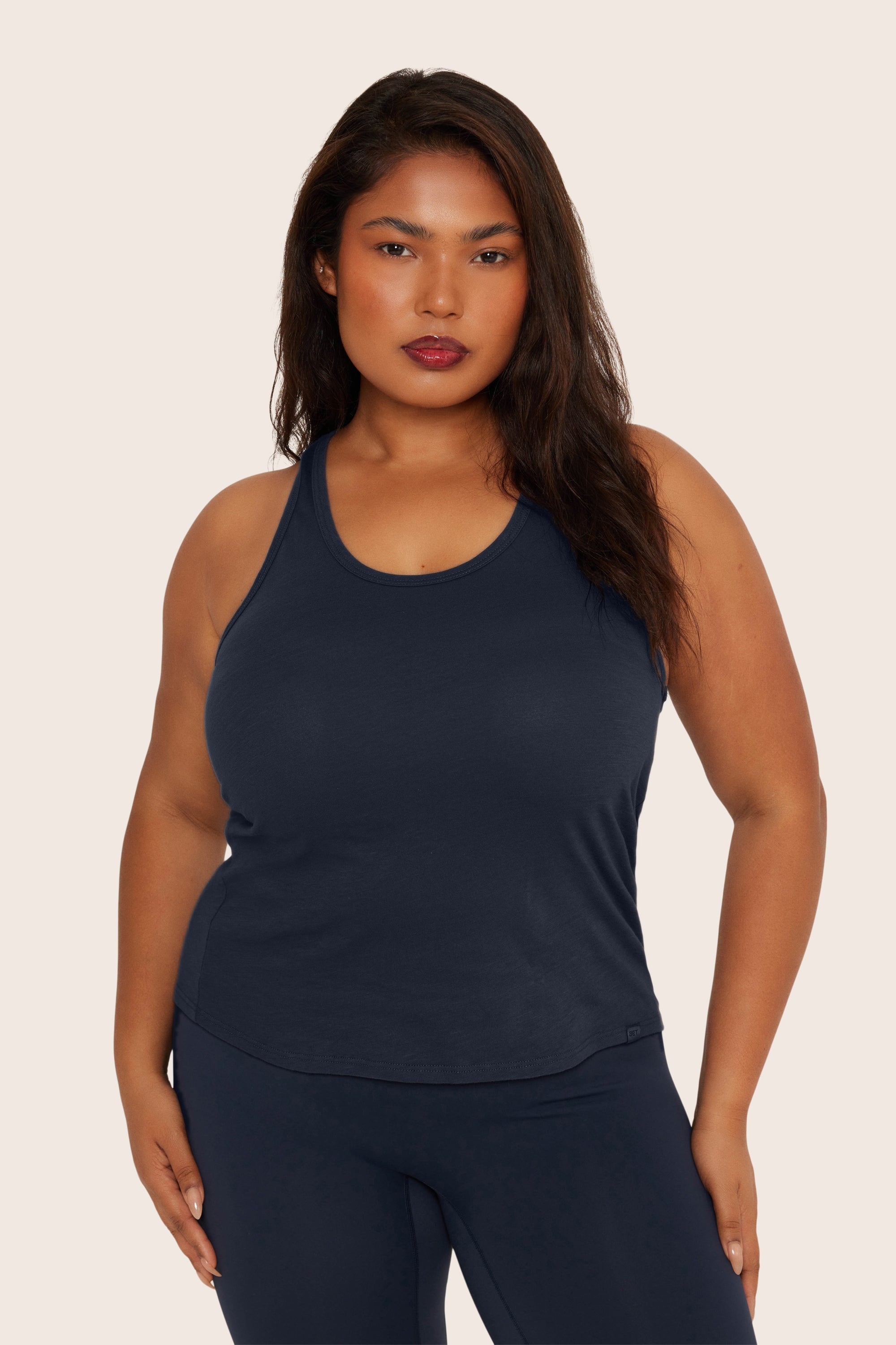 Klassisches Daily Racer-Tanktop aus Baumwolle – Oxford