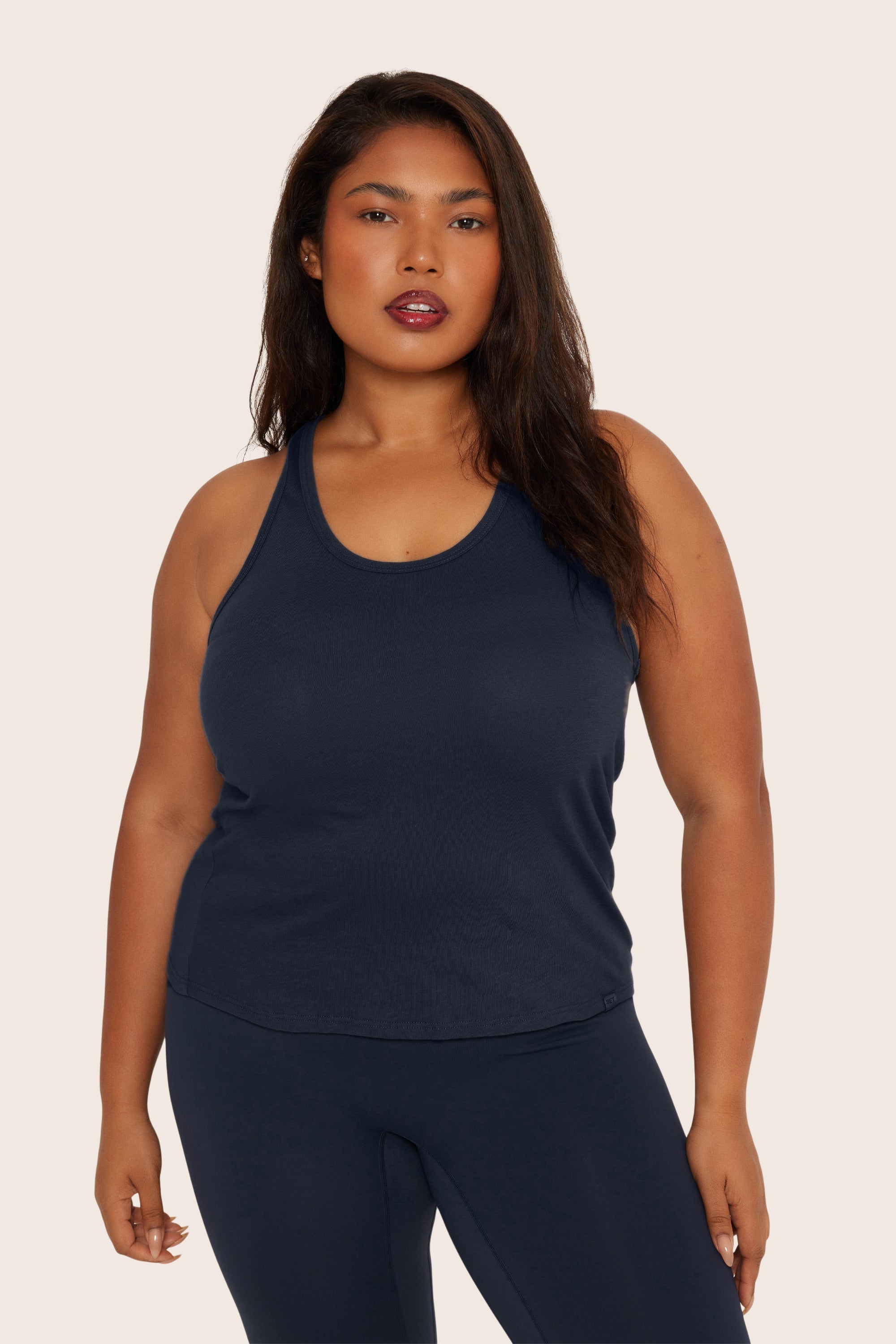 Klassisches Daily Racer-Tanktop aus Baumwolle – Oxford